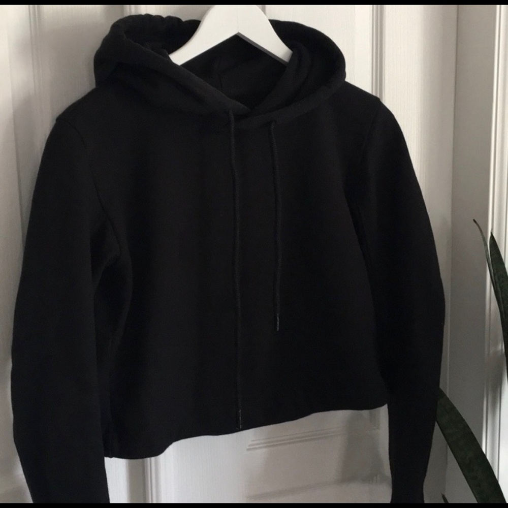 Aritzia Talula cropped terry hoodie